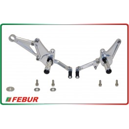 Repose-pieds ergal Febur réglables Ducati Diavel 2011-2015