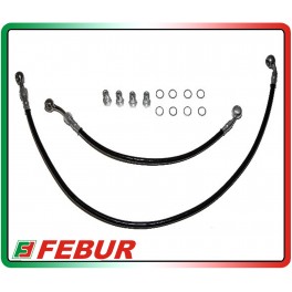 Kit de flexibles de frein en acier pour Yamaha R3 (2015-2018) avec guidon bas et sans ABS