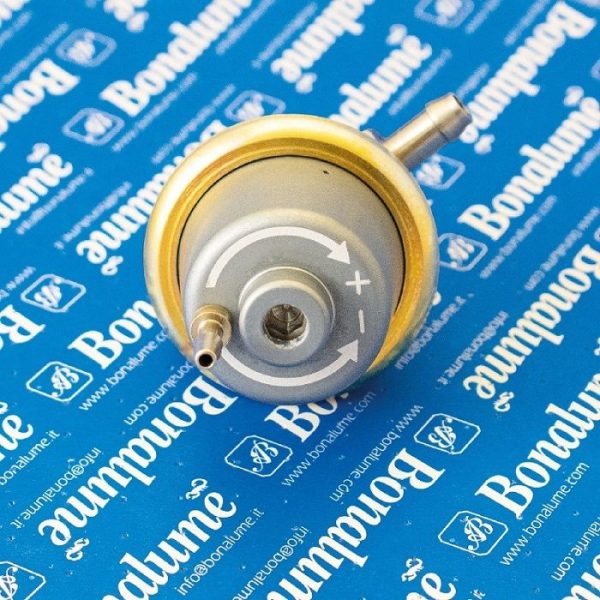 Régulateur de pression d’essence asymétrique “Bonalume RPBFAL1-GOLD” pour Alfa Romeo 155 2.0 turbo Q4, Lancia Delta 1.6 HF & 2.0 HF – Image 2