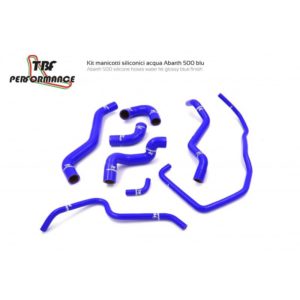Kit de 8 durites en silicone "TBF Performance TBF008165" pour circuit de refroidissement sur Abarth 500