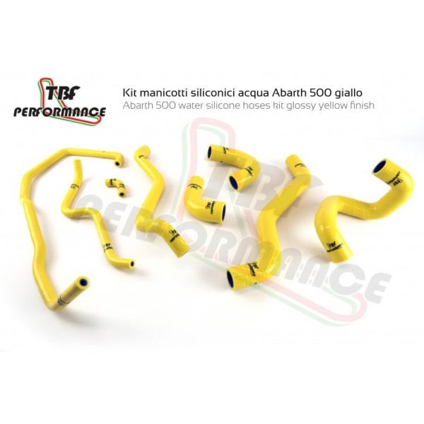 Kit de 8 durites en silicone "TBF Performance TBF008165" pour circuit de refroidissement sur Abarth 500 – Image 4