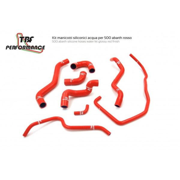Kit de 8 durites en silicone "TBF Performance TBF008165" pour circuit de refroidissement sur Abarth 500 – Image 2