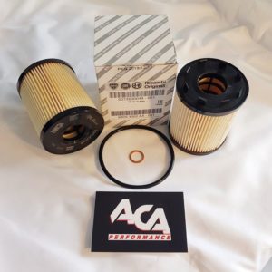 Filtre à huile Ricambi Originali + joint de vidange pour Abarth 500/595/695, 124 Spider | Fiat Grande Punto | Alfa Mito, Giulietta | Lancia Delta III, Musa, Y
