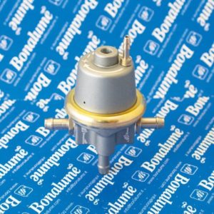 Régulateur de pression d’essence asymétrique double sortie “Bonalume RPBFAL2-GOLD” pour Lancia Thema V6 & Maserati Biturbo, Shamal