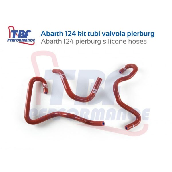 Kit de durites en silicone renforcé "TBF Performance TBF001014" pour vanne Pierburg sur Abarth 124