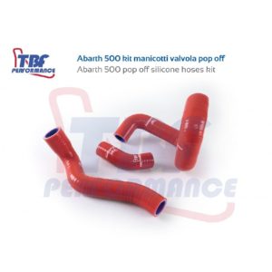 Kit durites en silicone renforcé "TBF Performance TBF008169" circuit Pop Off pour Abarth 500