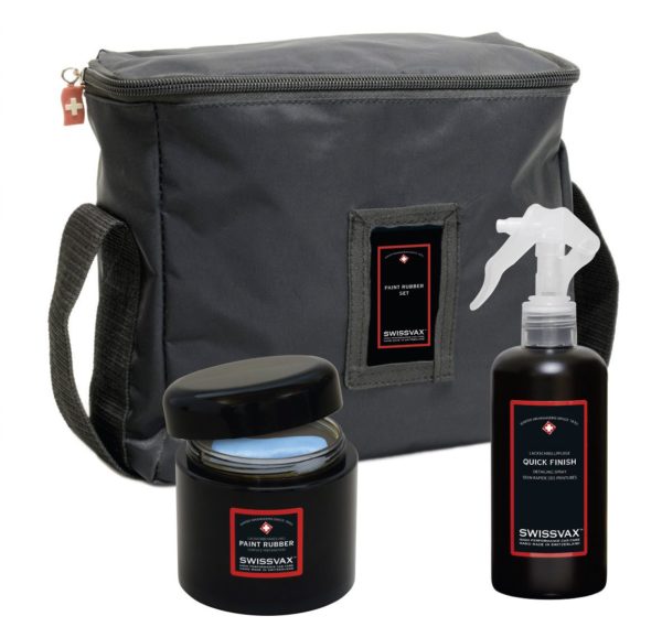 Swissvax Paint Rubber Blue Set - kit barre d'argile et lubrifiant 