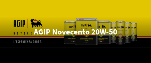 Huile moteur ENI / AGIP Novecento 20W-50 pour les moteurs de véhicules anciens de 1950 à 1970 – Image 2