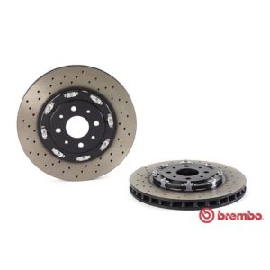 Disques de frein percé, flottant Brembo 09.B085.13 pour Abarth 500/595/695