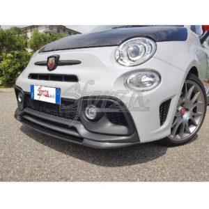 Rajoute de spoiler avant en carbone Sforza ABH595/16-C16 pour Abarth 595