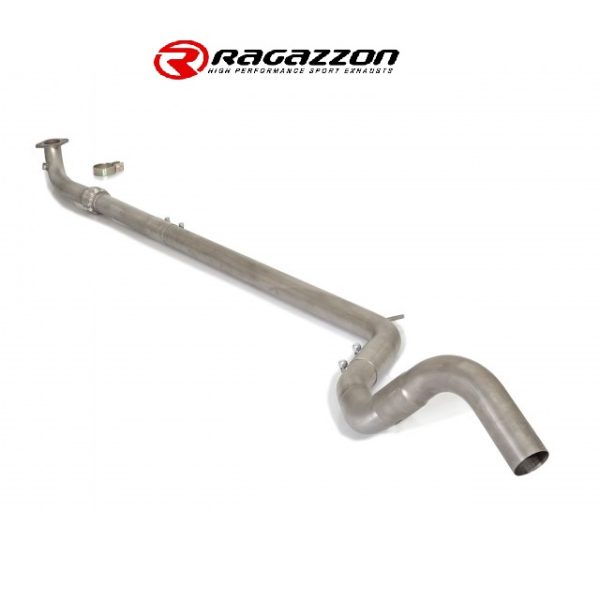 Tube d'échappement intermédiaire en inox Ragazzon 50.0724.80 pour Abarth 500