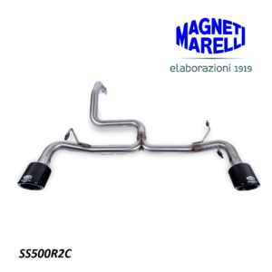 Échappement terminal Magneti Marelli Bombardone SS500R2C carbone “Elaborazioni 1919” pour Abarth 500