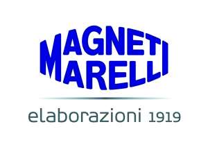Échappement terminal Magneti Marelli Bombardone SS500R2C Elaborazioni 1919 avec 2 sorties en carbone pour Abarth 500