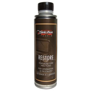 Sintoflon Restore, régénérateur polyvalent pour plastique, caoutchouc et métaux