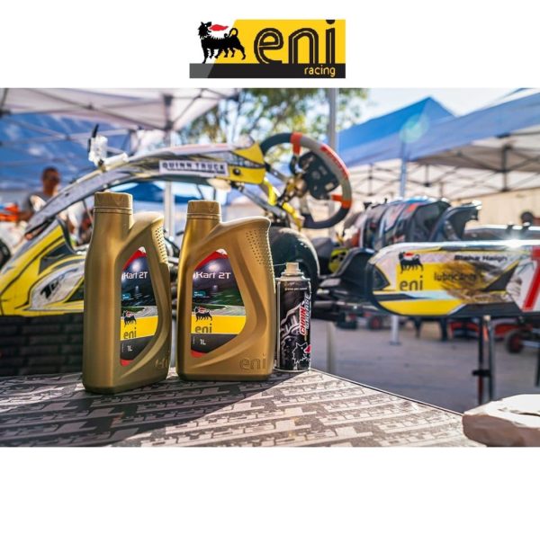 Huile pour moteur 2 temps compétition | Lubrifiant ENI Kart 2T – Image 2