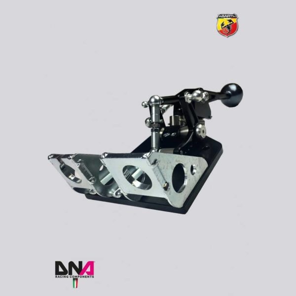 Kit de tourelle short shifter réglable DNA Racing PC1571 noir anodisé Abarth 500 – Image 3