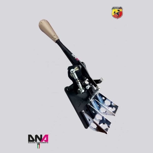 Kit de tourelle short shifter réglable DNA Racing PC1571 noir anodisé Abarth 500 – Image 6