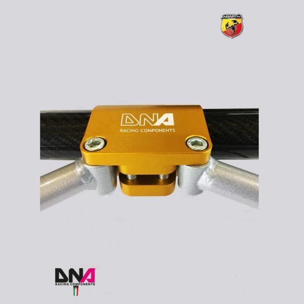 Barre anti-rapprochement arrière carbone avec tirants DNA Racing PC1696 pour Abarth 500 – Image 2