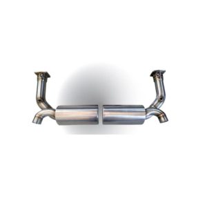 Échappement sport, silencieux arrière avec catalyseur TFL Italy PO.022.C01 pour Porsche 997 Turbo