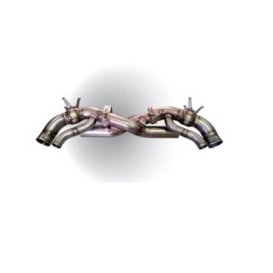 échappement arrière en inconel avec soupape TFL Italy PO.001.C02 pour Porsche Carrera S/4/4S Cabrio