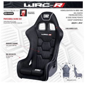 Siège baquet racing OMP WRC-R | HA/773E
