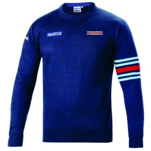 Sweat-shirt à col rond en laine Sparco Martini Racing 01338MR