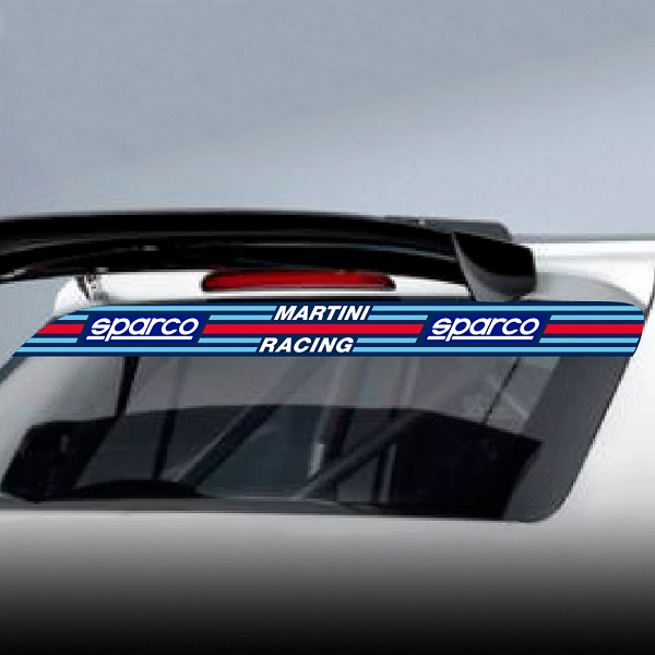 Bande pare-soleil arrière Sparco Martini Racing 099098MR