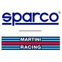 Paire de gants Sparco Martini Racing 01363MR Bleu/Rouge