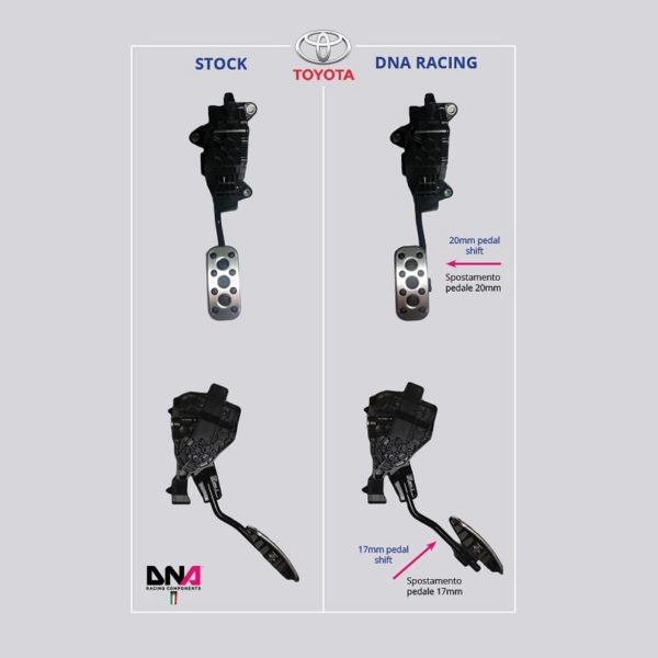 Rehausseur de pédale d'accélérateur DNA Racing PC1852 pour Toyota Yaris GR – Image 4