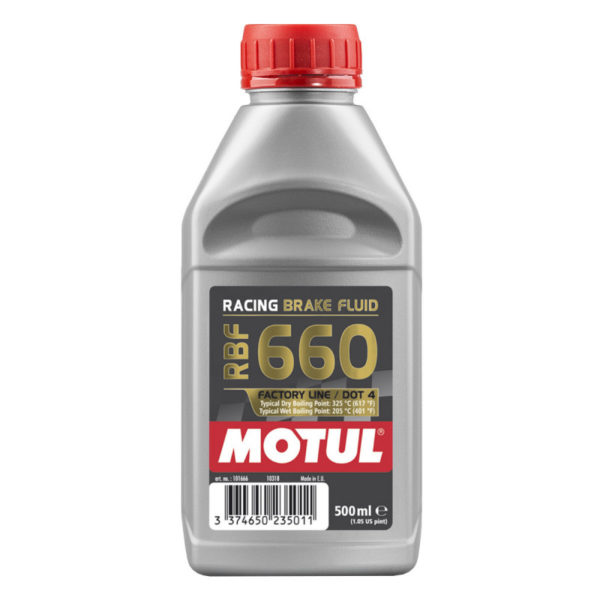 Liquide de frein racing DOT 4 - Motul RBF 660
